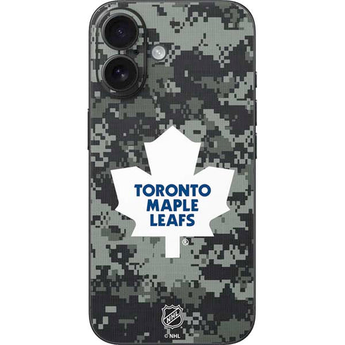 NHL Toronto Maple Leafs Camo iPhone 16 Skin