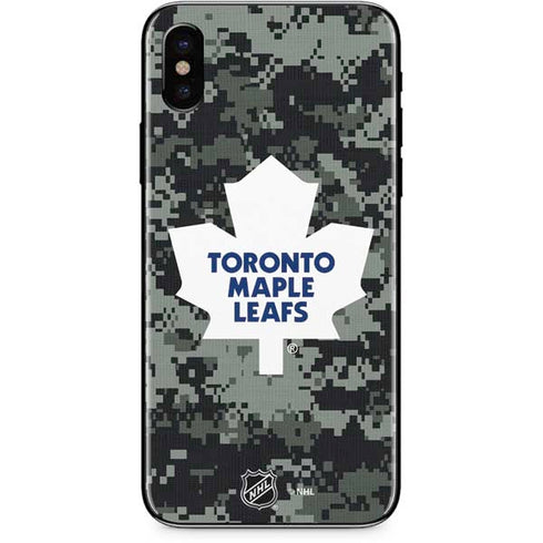 NHL Toronto Maple Leafs Camo iPhone XS Max Skin