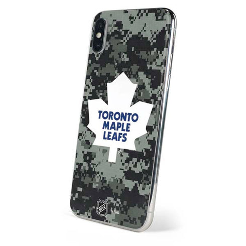 NHL Toronto Maple Leafs Camo iPhone XS Skin