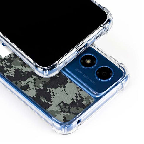 NHL Toronto Maple Leafs Camo Moto G 5G (2024) Clear Case