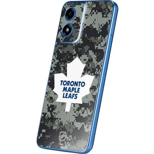 NHL Toronto Maple Leafs Camo Moto G Play 4G (2024) Skin