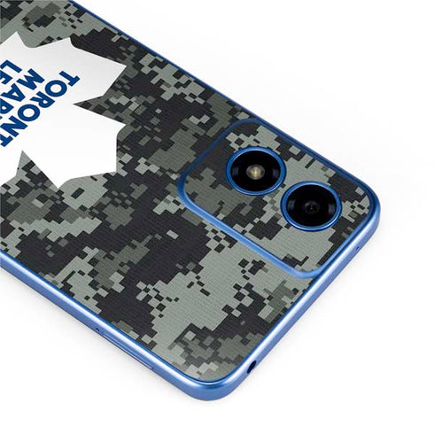 NHL Toronto Maple Leafs Camo Moto G Play 4G (2024) Skin