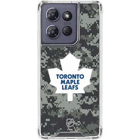 NHL Toronto Maple Leafs Camo Moto G Power 5G (2025) Clear Case