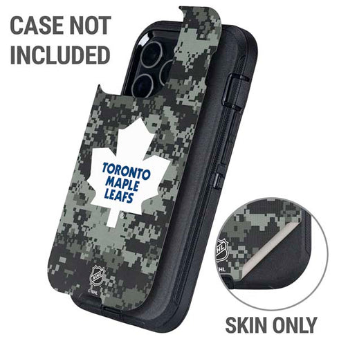 NHL Toronto Maple Leafs Camo Otterbox Defender iPhone Skin