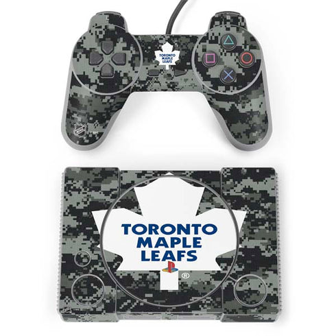 NHL Toronto Maple Leafs Camo PlayStation Classic Bundle Skin