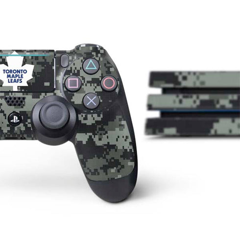 NHL Toronto Maple Leafs Camo PS4 Pro Bundle Skin
