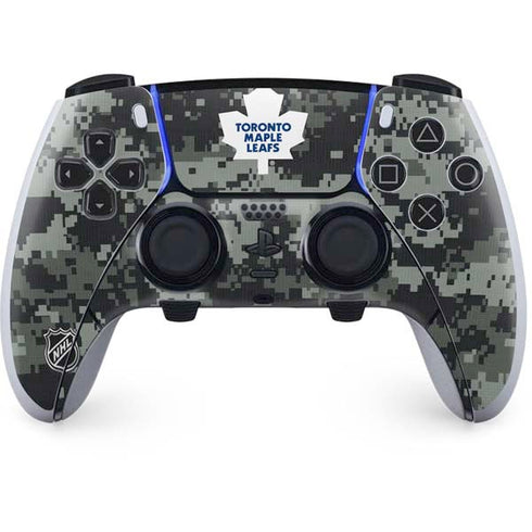 NHL Toronto Maple Leafs Camo PS5 DualSense Edge Pro Controller Skin