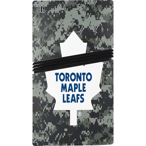 NHL Toronto Maple Leafs Camo PS5 Pro Console Skin
