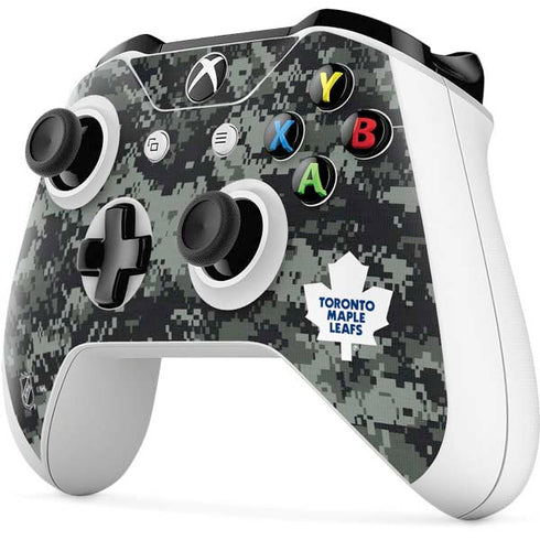 NHL Toronto Maple Leafs Camo Xbox One S All-Digital Edition Bundle Skin