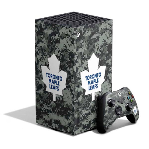 NHL Toronto Maple Leafs Camo XBox Series X Digital Edition Bundle Skin