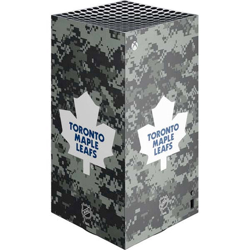 NHL Toronto Maple Leafs Camo XBox Series X Digital Edition Console Skin
