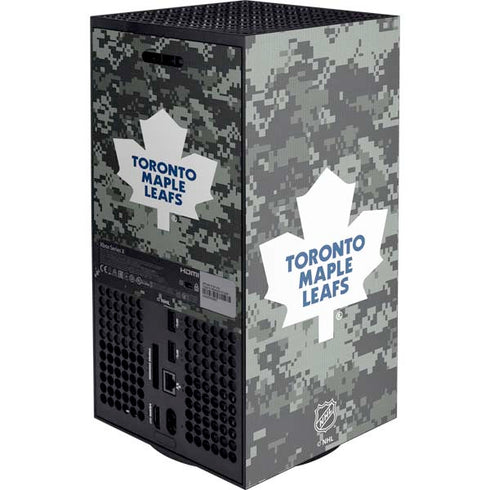 NHL Toronto Maple Leafs Camo XBox Series X Digital Edition Console Skin