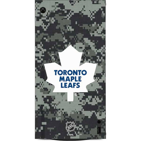 NHL Toronto Maple Leafs Camo XBox Series X Digital Edition Console Skin