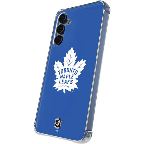 NHL Toronto Maple Leafs Color Pop Galaxy A55 5G Clear Case