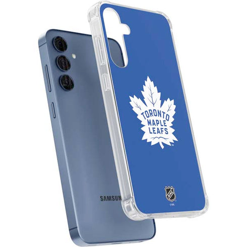 NHL Toronto Maple Leafs Color Pop Galaxy A55 5G Clear Case