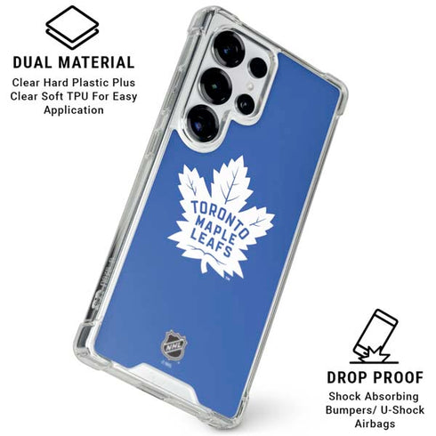 NHL Toronto Maple Leafs Color Pop Galaxy S25 Ultra Clear Case