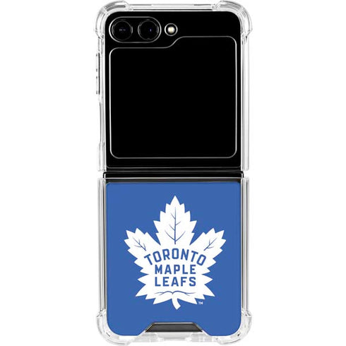NHL Toronto Maple Leafs Color Pop Galaxy Z Flip6 Clear Case