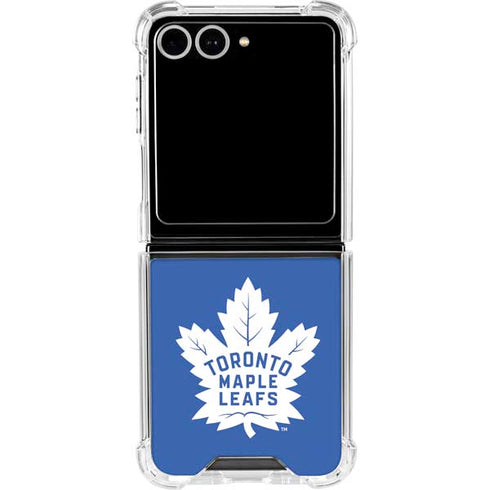 NHL Toronto Maple Leafs Color Pop Galaxy Z Flip7 Clear Case