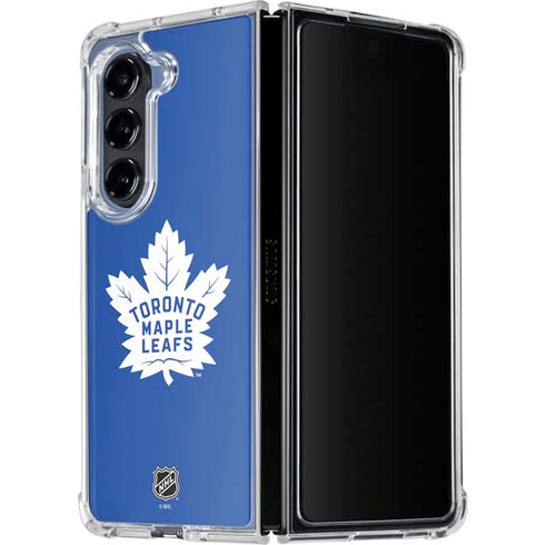 NHL Toronto Maple Leafs Color Pop Galaxy Z Fold5 5G Clear Case