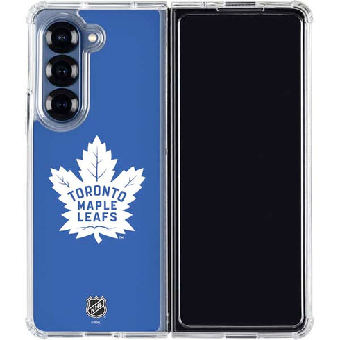 NHL Toronto Maple Leafs Color Pop Galaxy Z Fold7 Clear Case