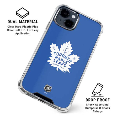 NHL Toronto Maple Leafs Color Pop iPhone 15 Clear Case
