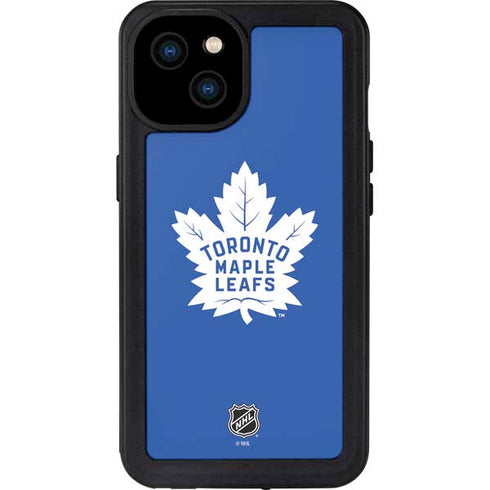 NHL Toronto Maple Leafs Color Pop iPhone 15 Plus Waterproof Case