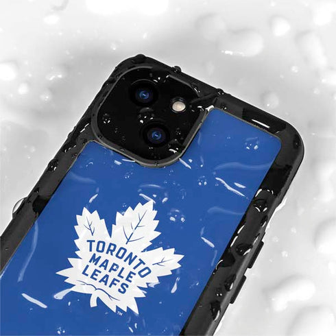 NHL Toronto Maple Leafs Color Pop iPhone 15 Plus Waterproof Case