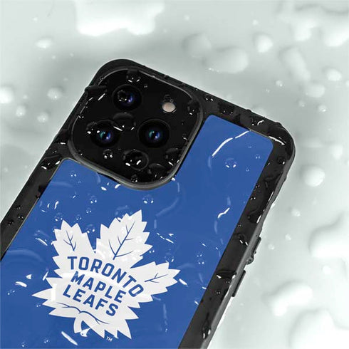 NHL Toronto Maple Leafs Color Pop iPhone 15 Pro Waterproof Case