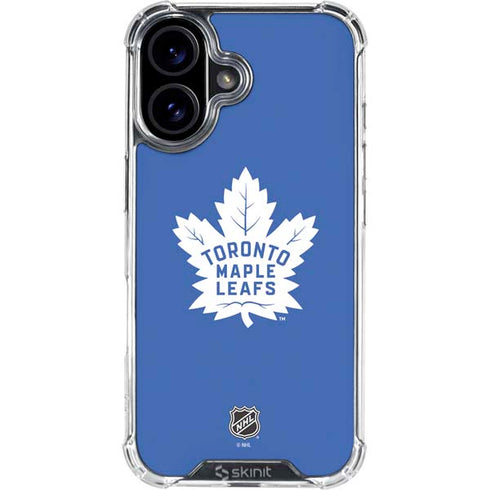 NHL Toronto Maple Leafs Color Pop iPhone 16 Plus Clear Case