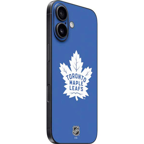 NHL Toronto Maple Leafs Color Pop iPhone 16 Plus Skin