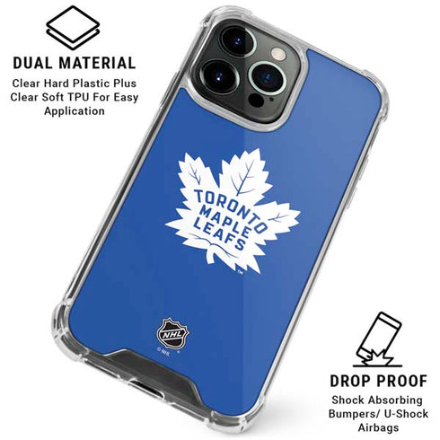 NHL Toronto Maple Leafs Color Pop iPhone 16 Pro Max Clear Case