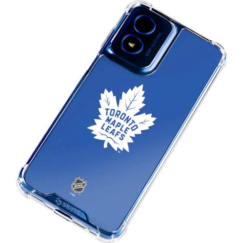 NHL Toronto Maple Leafs Color Pop Moto G 5G (2024) Clear Case