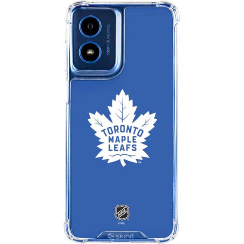NHL Toronto Maple Leafs Color Pop Moto G Play 4G (2024) Clear Case