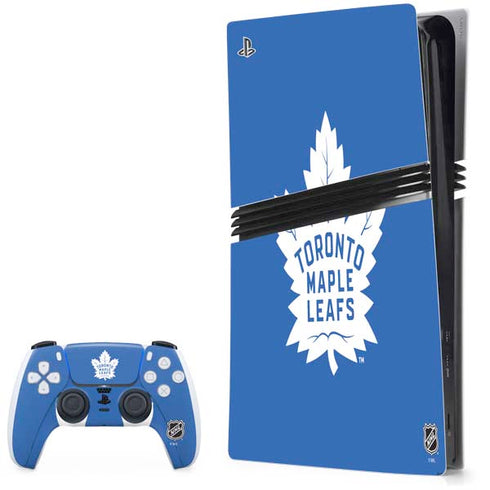NHL Toronto Maple Leafs Color Pop PS5 Pro Bundle Skin
