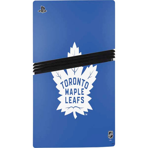 NHL Toronto Maple Leafs Color Pop PS5 Pro Disk Bundle Skin