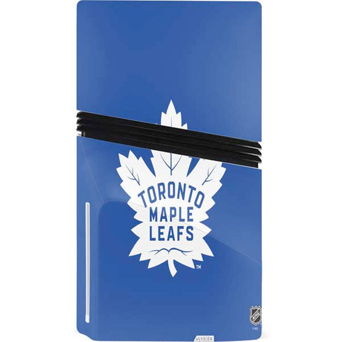 NHL Toronto Maple Leafs Color Pop PS5 Pro Disk Bundle Skin