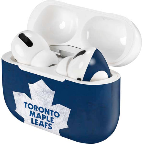 NHL Toronto Maple Leafs Distressed AirPods Skins