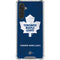 NHL Toronto Maple Leafs Distressed Galaxy A17 Clear Case