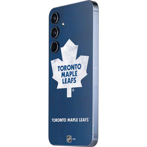 NHL Toronto Maple Leafs Distressed Galaxy A35 5G Skin