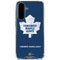 NHL Toronto Maple Leafs Distressed Galaxy A36 5G Clear Case