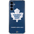 NHL Toronto Maple Leafs Distressed Galaxy A55 5G Clear Case