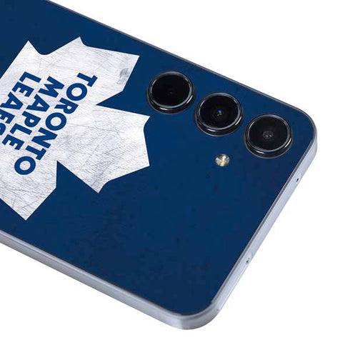 NHL Toronto Maple Leafs Distressed Galaxy A55 5G Skin
