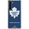 NHL Toronto Maple Leafs Distressed Galaxy S24 FE Clear Case