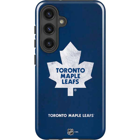 NHL Toronto Maple Leafs Distressed Galaxy S25 Impact Case