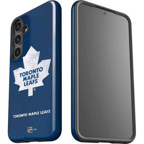 NHL Toronto Maple Leafs Distressed Galaxy S25 Impact Case
