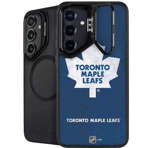 NHL Toronto Maple Leafs Distressed Galaxy S25 Plus Kickstand Case