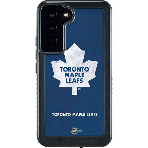 NHL Toronto Maple Leafs Distressed Galaxy S24 Plus Waterproof Case