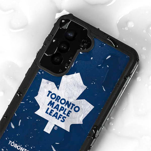 NHL Toronto Maple Leafs Distressed Galaxy S24 Plus Waterproof Case