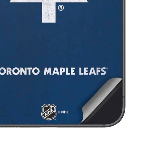 NHL Toronto Maple Leafs Distressed Galaxy S25 Skin