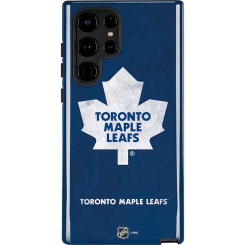 NHL Toronto Maple Leafs Distressed Galaxy S25 Ultra Impact Case